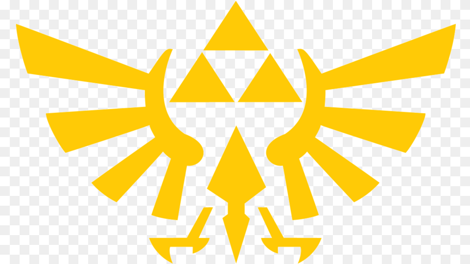 Download Triforce Vector By Legend Of Zelda Triforce, Symbol, Emblem, Logo, Animal Free Png