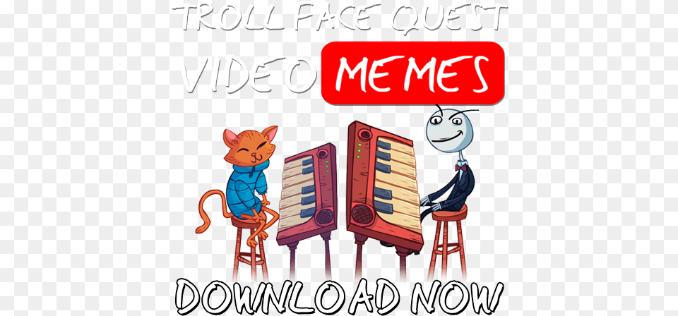 Download Troll Face Quest Video Memes Full Size Trollface, Publication, Book, Adult, Person Png Image