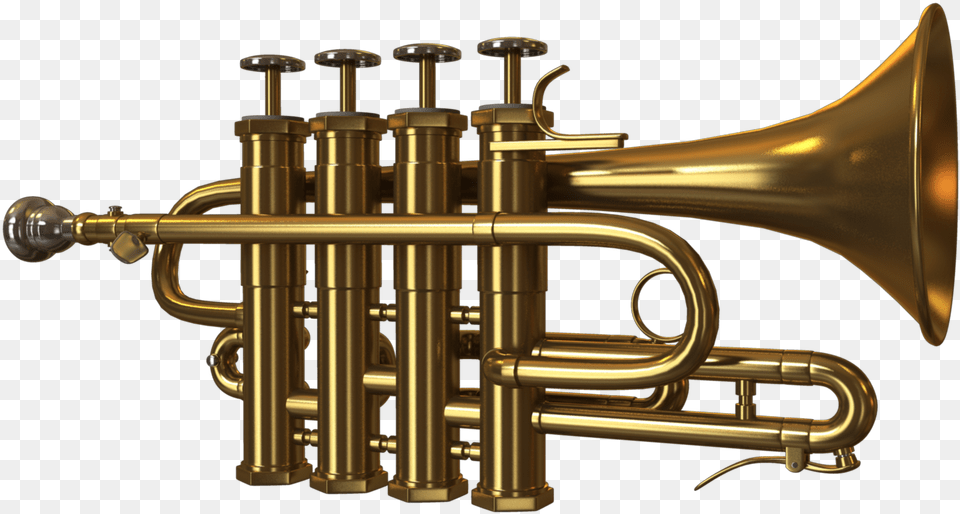 Download Trumpet For Musical Instruments Files, Brass Section, Horn, Musical Instrument, Flugelhorn Png Image
