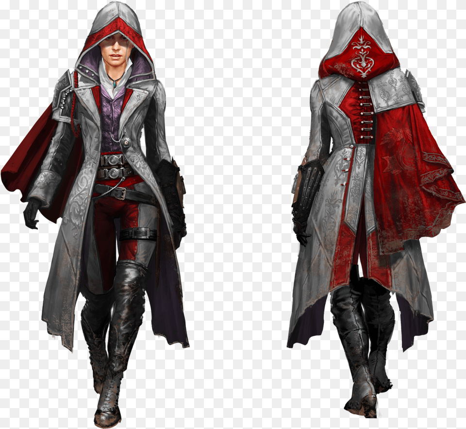 Download Try Watching This Video Assassins Creed Creed Syndicate Evie Outfits, Fashion, Clothing, Coat, Wedding Png Image