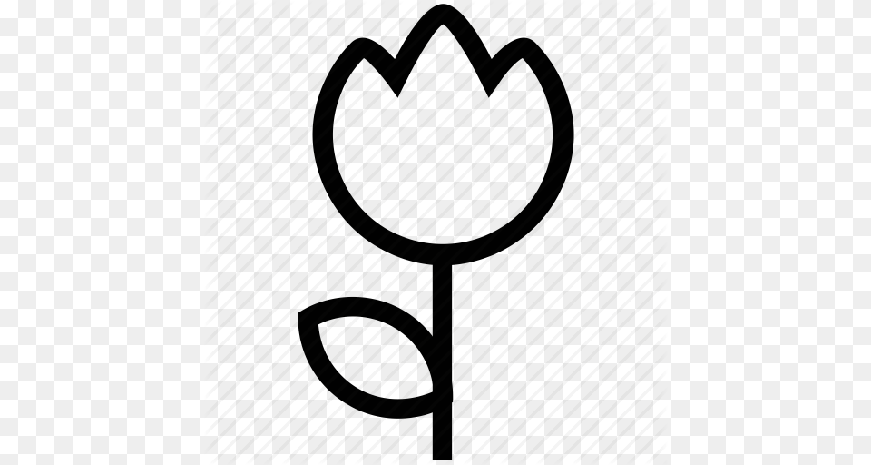 Download Tulip Outline Icon Clipart Flower Tulip Clip Art Free Png