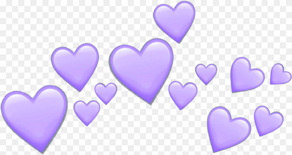 Download Tumblr Emoji Transparent Uokplrs Purple Heart Crown, Symbol Png