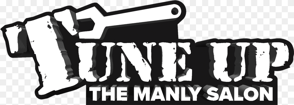 Download Tune Up Merch Tune Up The Manly Salon Logo Tune Up Manly Salon Logo, Stencil, People, Person, Text Free Transparent Png