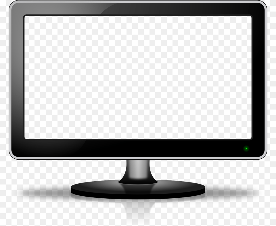 Download Tv With White Screen Clipart Computer Monitors Televiso, Computer Hardware, Electronics, Hardware, Monitor Free Transparent Png