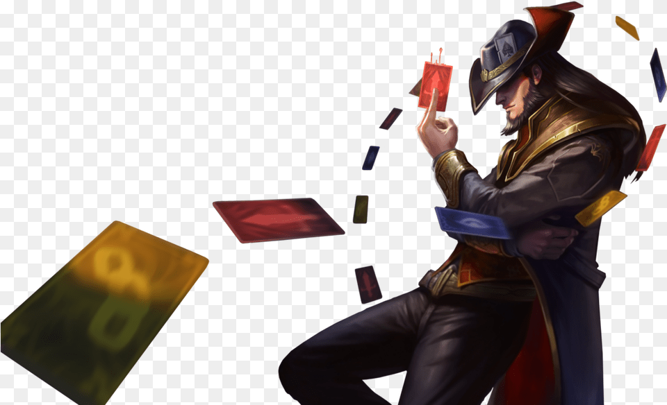 Twisted Fate Picture Lol Twisted Fate, Adult, Male, Man, Person Free Png Download