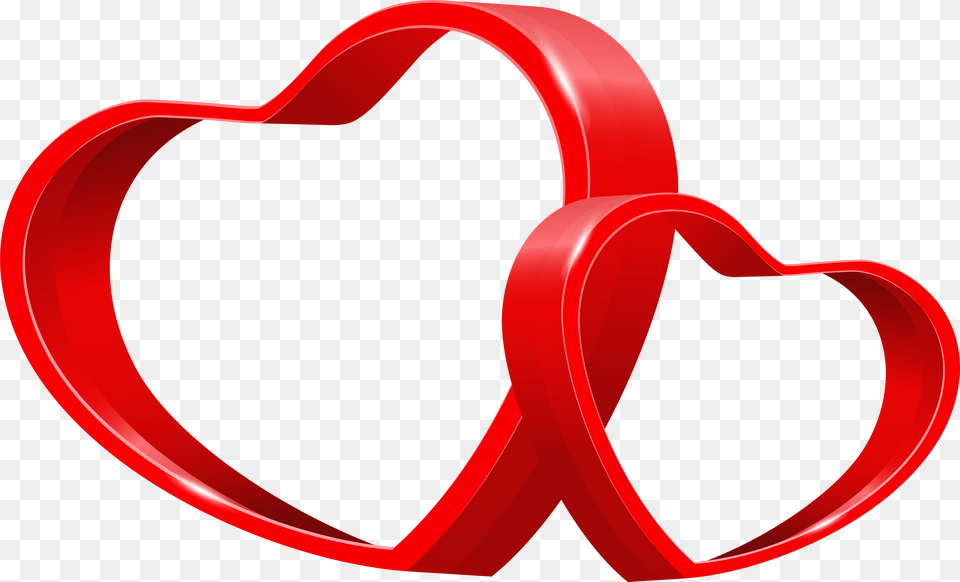 Download Two Hearts Transparent Corazones De Amor Format Heart Transparent Background, Symbol, Logo Png Image