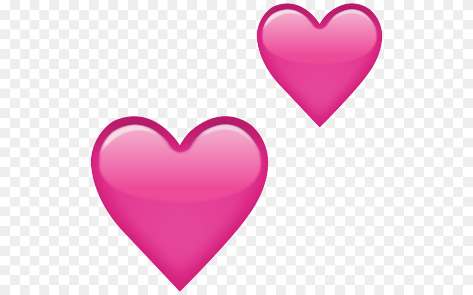 Download Two Pink Hearts Emoji Icon Emoji Island, Heart, Smoke Pipe Png