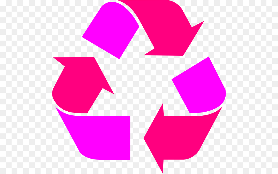 Download Two Tone Pink Recycle Symbol Clipart, Recycling Symbol, First Aid Png