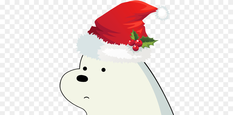 Download U201c Christmas Bears Icons To Use Father Christmas Hat, Nature, Outdoors, Clothing, Winter Free Transparent Png