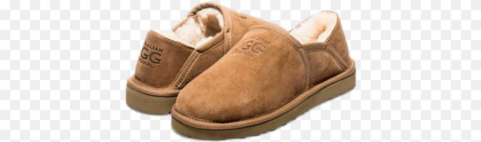 Download Ugg Classic Fur Lined Slippers Shoe, Suede, Clothing, Footwear Free Png