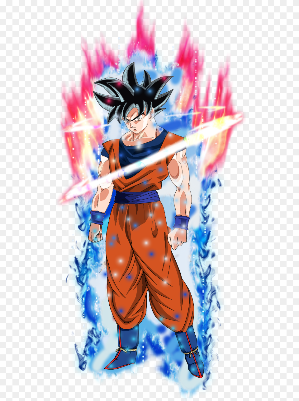 Download Ultra Instinct Dragon Ball Goku, Book, Comics, Publication, Person Png