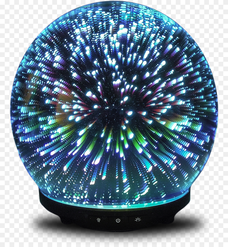Ultrasonic Glass Diffuser With 3d Led Light Effect Led Light Effect, Computer Hardware, Electronics, Hardware, Monitor Free Png Download