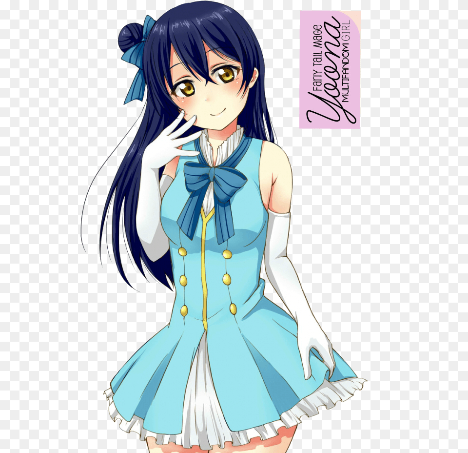 Download Umi Sonoda Cosplay Umi Love Live Drawing Full Umi Love Live Render, Book, Comics, Manga, Person Free Png