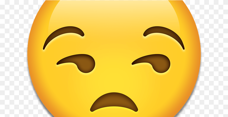 Download Unamused Face Emoji Hq Freepngimg Emoji Hd, Sky, Nature, Outdoors, Logo Free Png