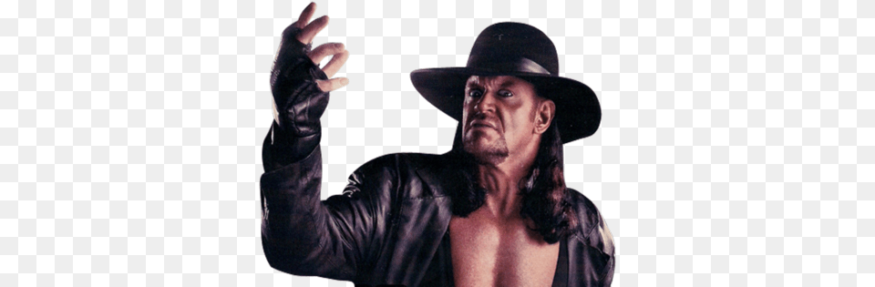 Download Undertaker File Undertaker, Jacket, Clothing, Coat, Hat Png Image