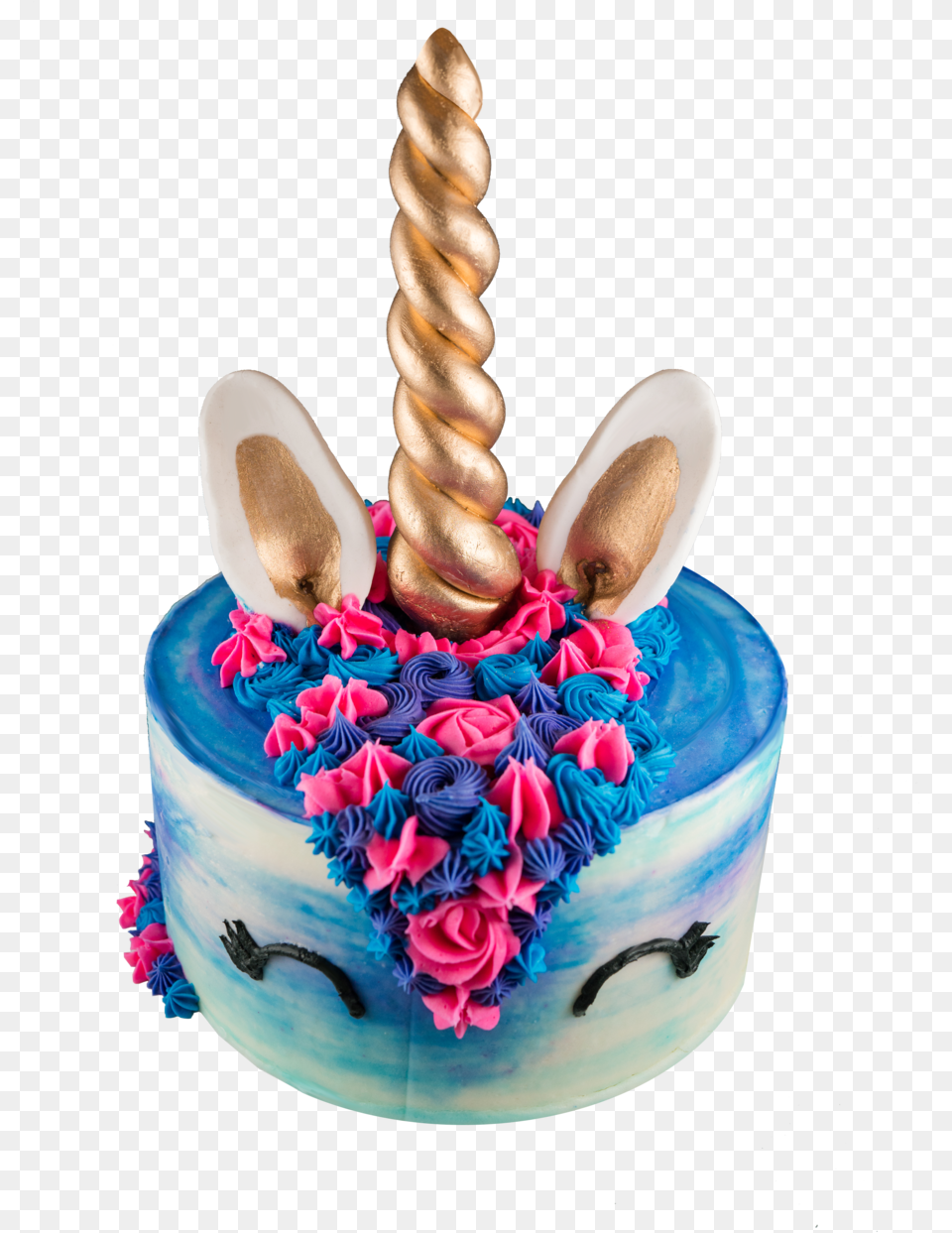 Download Unicorn Cake Image With No Background Pngkeycom Birthday Cake, Birthday Cake, Cream, Dessert, Food Free Png