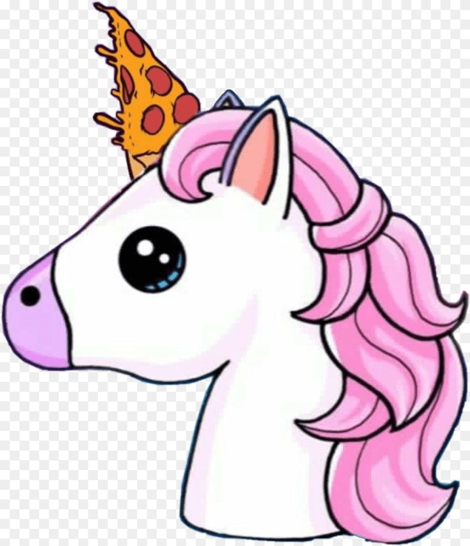 Unicorn Horn Drawing Draw A Cute Unicorn, Baby, Person, Cartoon, Livestock Free Png Download