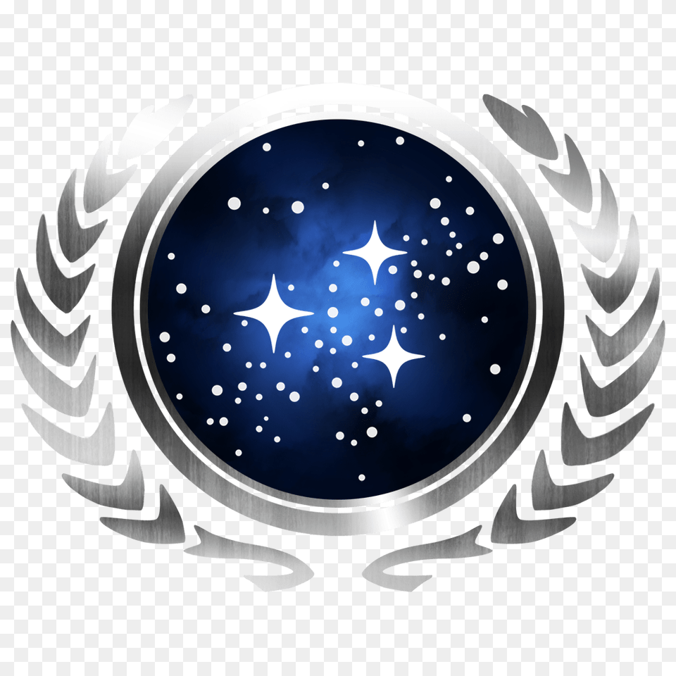Download United Federation Of Planets Full Size Star Trek Federation Logo, Emblem, Symbol Png Image