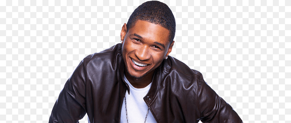 Usher Usher, Person, Jacket, Head, Face Free Png Download