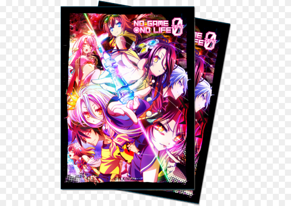 Download Utra Pro Game Sleeves Film No Game No Life, Book, Comics, Publication, Adult Free Transparent Png