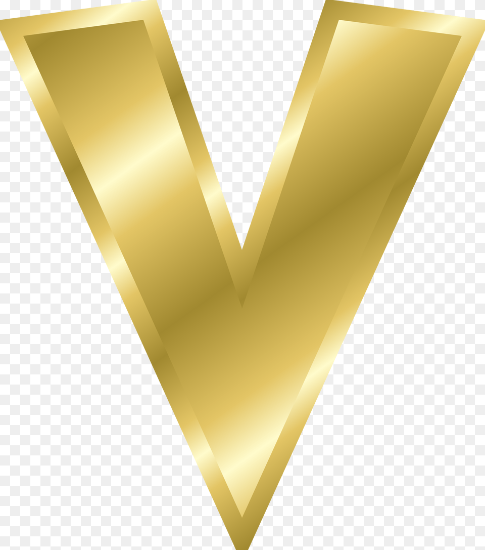 Download V Alphabet Golden Letter V, Gold Png Image