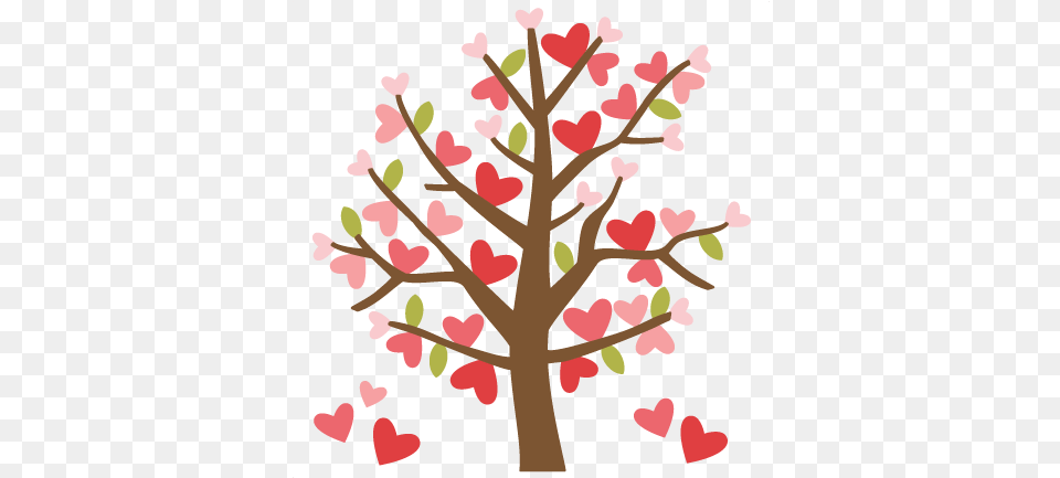 Download Valentine Tree Clipart Cute Valentines Day Cute Valentines Day Clipart, Flower, Plant, Art, Petal Free Transparent Png