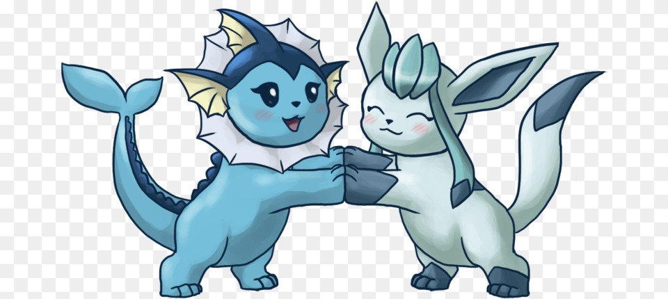 Vaporeon And Glaceon Wallpaper Pokemon Glaceon Pokemon Glaceon And Vaporeon, Face, Head, Person, Baby Free Png Download