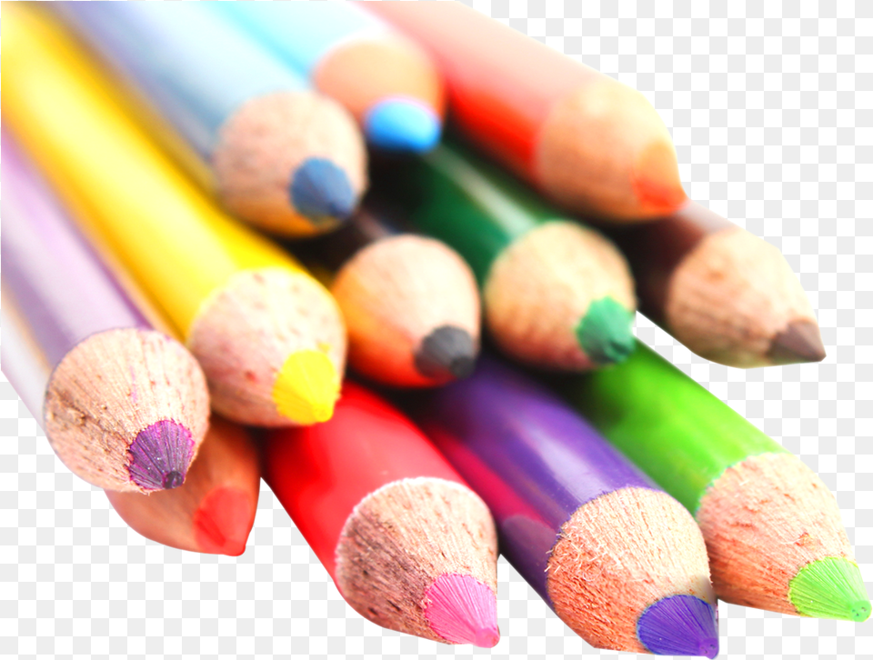 Download Various Color Pencils Color Pencils, Pencil, Brush, Device, Tool Png Image