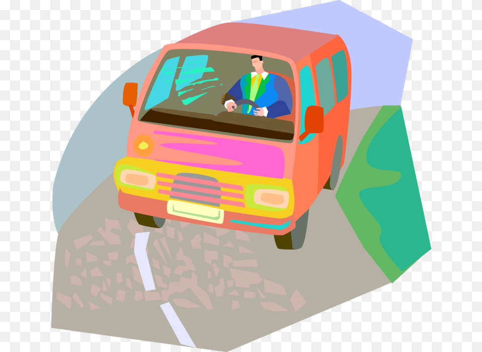 Vector Bus Public Transportation Van, Adult, Person, Man, Male Free Png Download