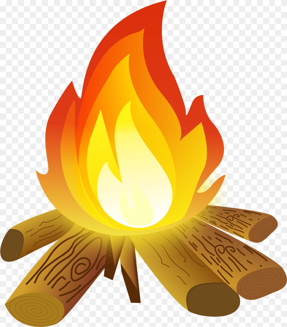 Download Vector Cdr Fire Fire Clipart, Flame, Bonfire Free Png