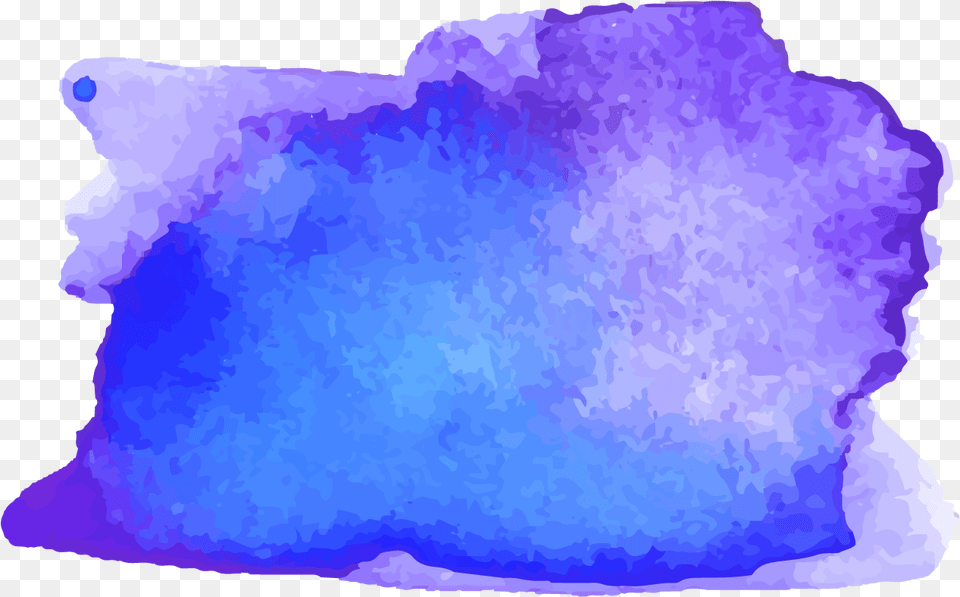 Vector Crystal Watercolor Transparent Purple And Acuarela Azul Y Morados, Mineral, Ice, Gemstone, Jewelry Free Png Download