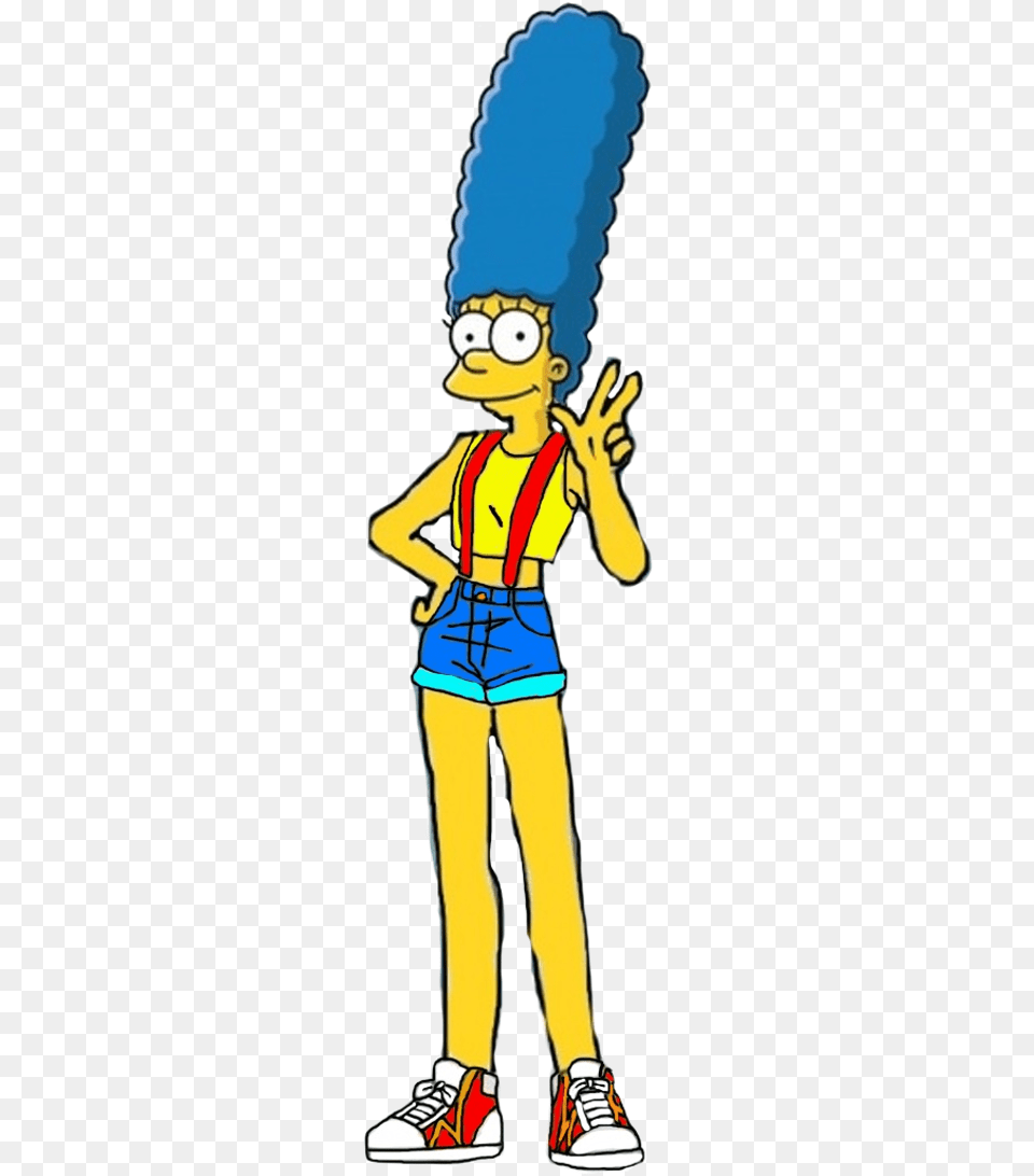 Vector Marge Simpson Simpsons Marge, Person, Clothing, Shoe, Footwear Free Png Download