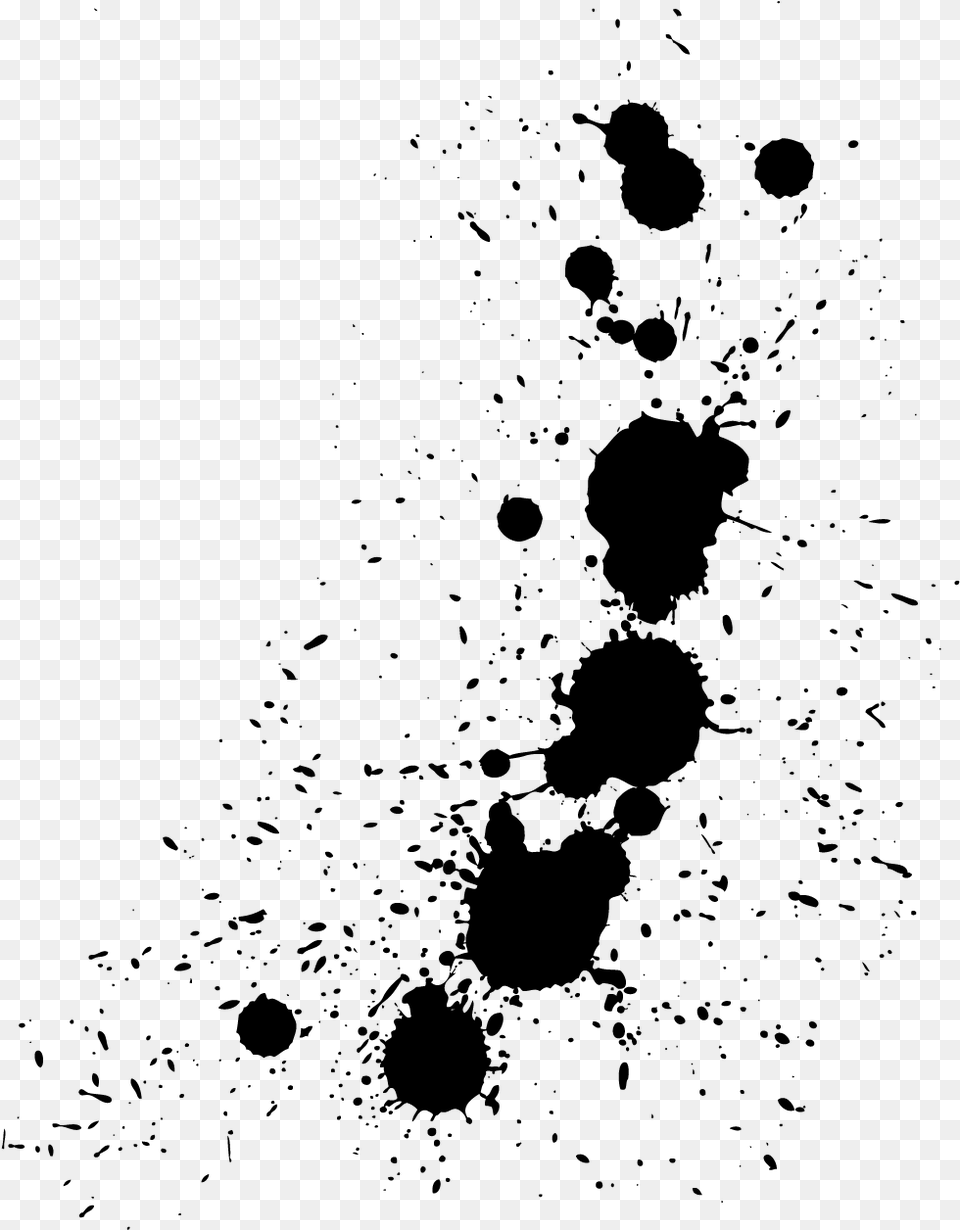 Download Vector Graphics Brush Drops, Gray Free Png