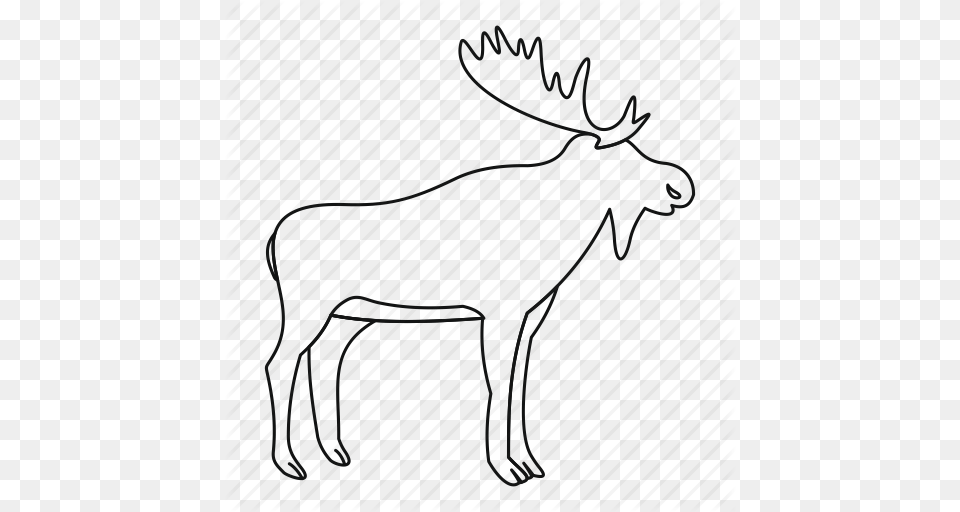 Download Vector Graphics Clipart Drawing Clip Art Drawing, Animal, Deer, Mammal, Wildlife Png Image