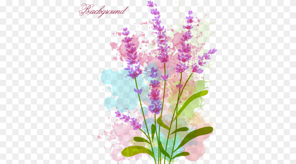 Download Vector Stock Watercolor Flowers Material Watercolor Painting, Art, Floral Design, Graphics, Pattern Png