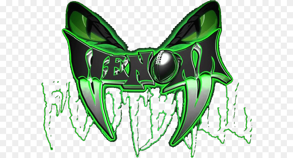 Download Venom Football Logo Full Size Pngkit Venom Logo, Green, Light, Electronics, Hardware Png