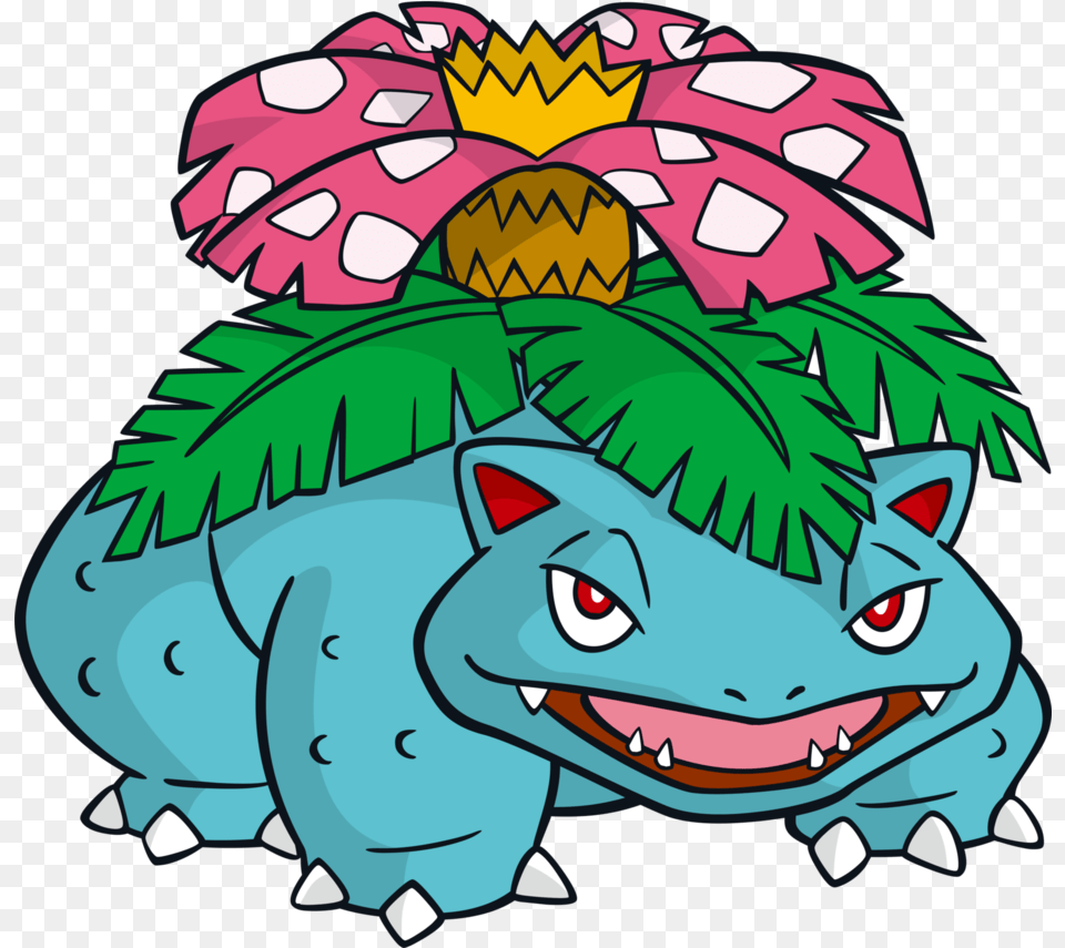 Venusaur All Grass Starter Pokemon, Baby, Person, Art, Face Free Png Download