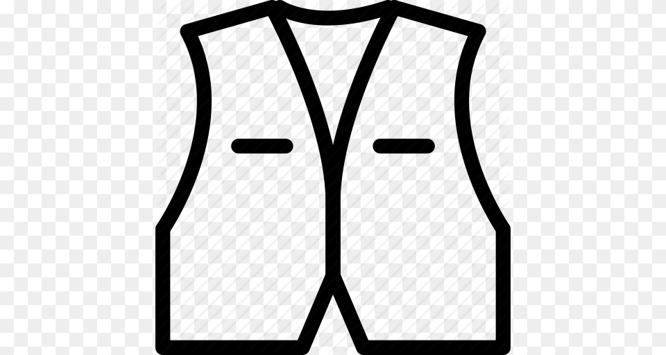 Vest Icon Clipart Sleeve T Shirt Clip Art Tshirt, Clothing, Lifejacket Free Png Download