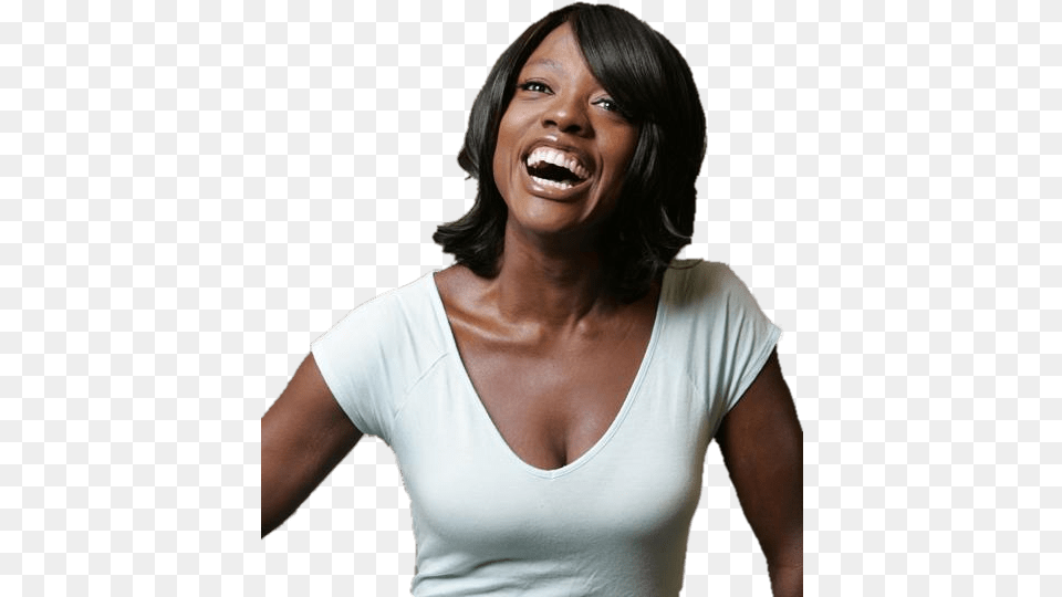 Download Viola Davis, Adult, Person, Laughing, Head Png Image