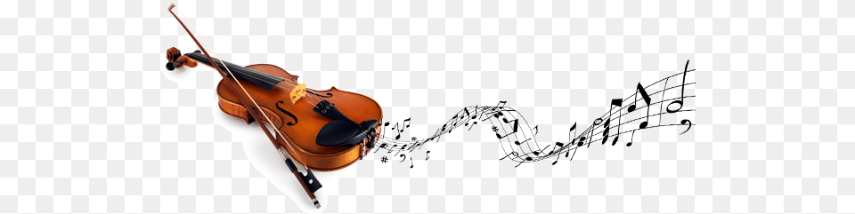 Download Violin Violin With Music Notes, Musical Instrument Free Png