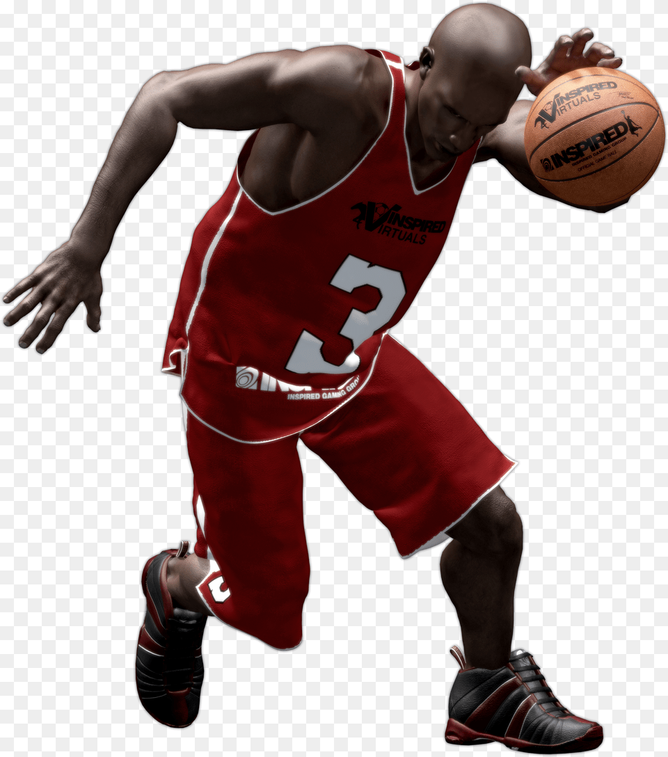 Download Virtual Basketball Basketball Player High Basketball Player High Resolution, Sport, Ball, Basketball (ball), Person Free Png