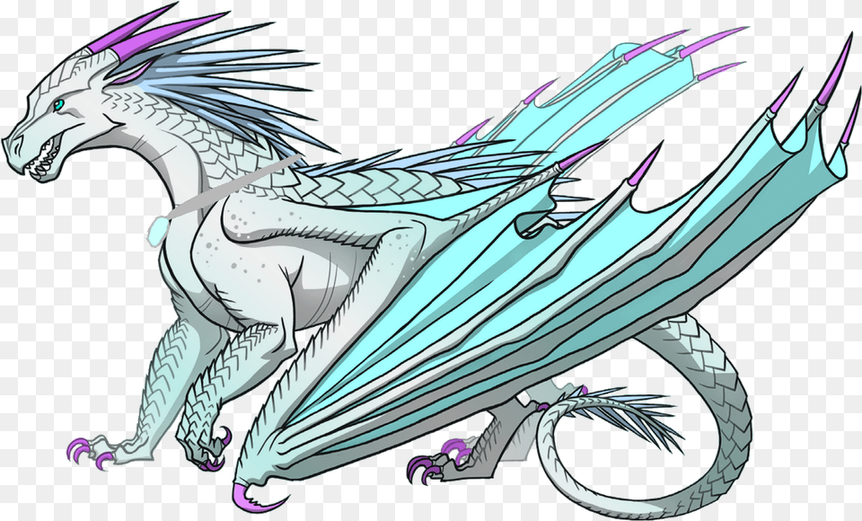 Vixen Wings Of Fire Dragons Icewings Full Size Wings Of Fire Dragons Icewing, Dragon, Machine, Wheel, Aircraft Free Png Download