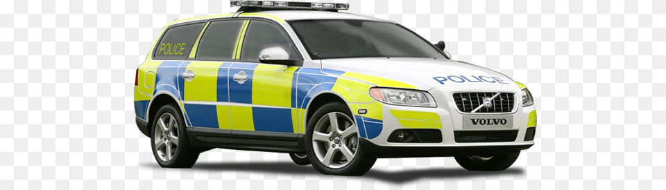 Volvo Police Car Uk, Police Car, Transportation, Vehicle, Machine Free Png Download