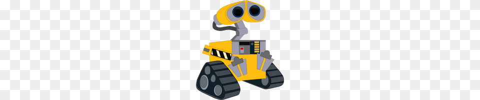 Download Wall E Clipart Hq Image Freepngimg, Machine, Bulldozer, Robot Free Png