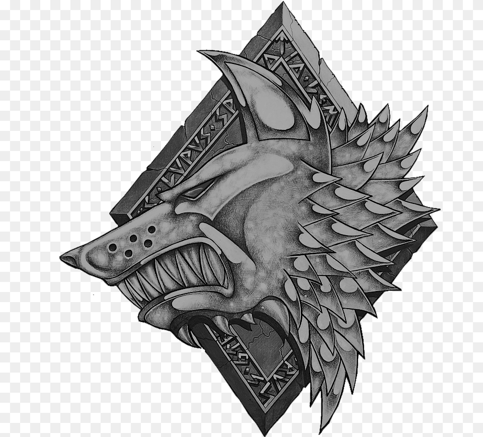 Warhammer 40k Space Wolves Logo Hd Warhammer 40k Space Wolves Logo, Art, Person, Skin, Tattoo Free Png Download