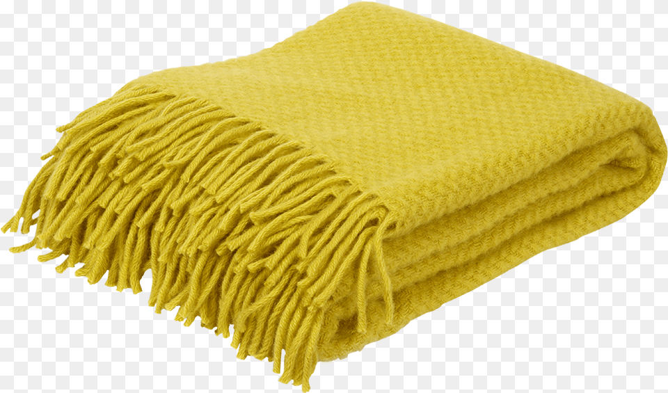 Download Warm Blanket Transparent Yellow Blanket, Clothing, Scarf Png