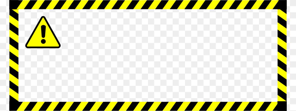 Download Warning Sticker Clipart Warning Sign Clip Art, Fence, Blackboard Png