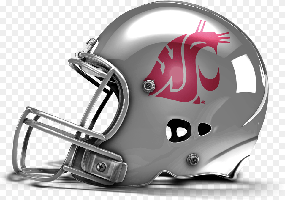 Washington State Football Helmet Wsu Cougars Apple Cup, American Football, Playing American Football, Person, Sport Free Png Download
