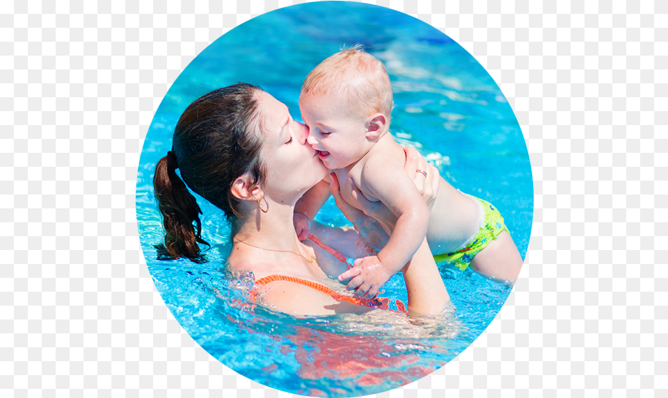 Download Water Babies Swimming Pool Image With No Swimming Pool, Photography, Romantic, Person, Swimwear Png