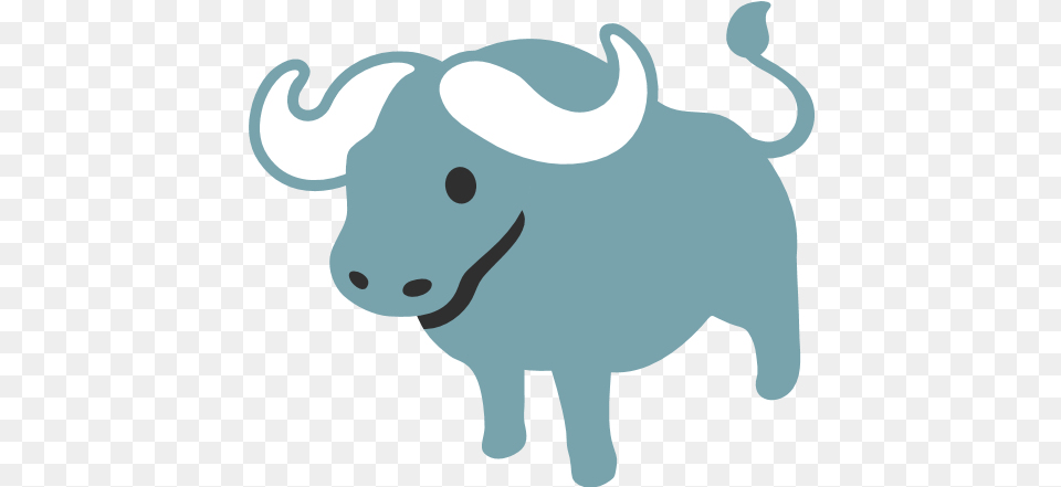 Download Water Buffalo Emoji, Animal, Mammal, Wildlife, Bull Free Png